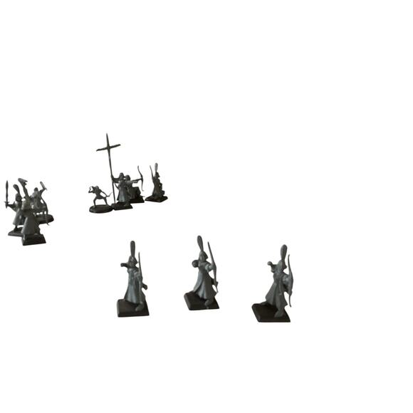 Warhammer High Elf Archers Fantasy 40,000 Plastic Game Pieces Set of 10 - Picture 2 of 6